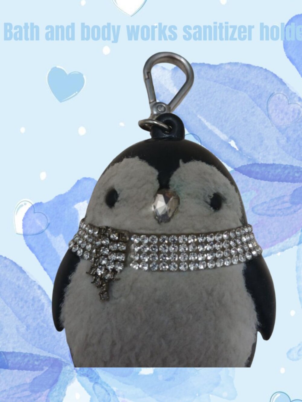 Bath and body works penguin hand sanitizer Keychain